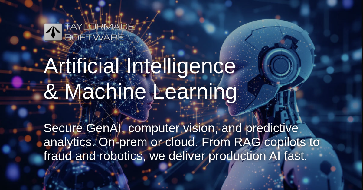 AI & ML Consulting — GenAI, Computer Vision, Predictive Analytics